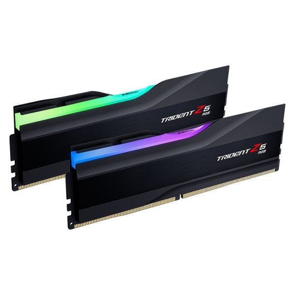 G.Skill Trident Z5 RGB 32Go (2 x 16Go) DDR5 6000 MHz CL36 - Noir G.Skill Trident Z5 RGB 32Go (2 x 16Go) DDR5 6000 MHz CL36 - Noir